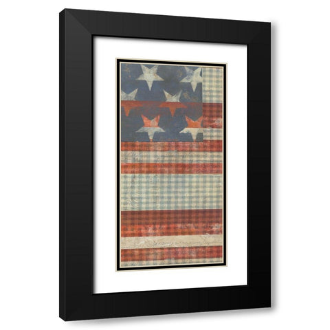 Fourth on the Farm Collection B Black Modern Wood Framed Art Print with Double Matting by Studio W