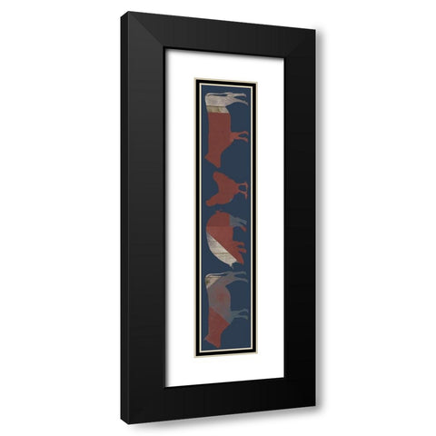 Fourth on the Farm Collection D Black Modern Wood Framed Art Print with Double Matting by Studio W