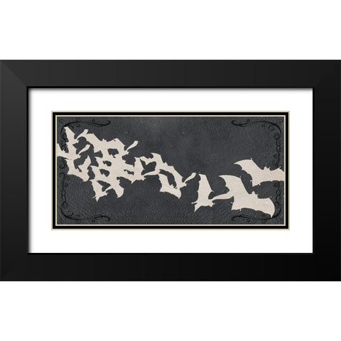 Vintage Halloween Collection C Black Modern Wood Framed Art Print with Double Matting by Popp, Grace