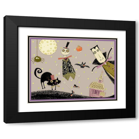 EEK Collection A Black Modern Wood Framed Art Print with Double Matting by Eisner, Viv
