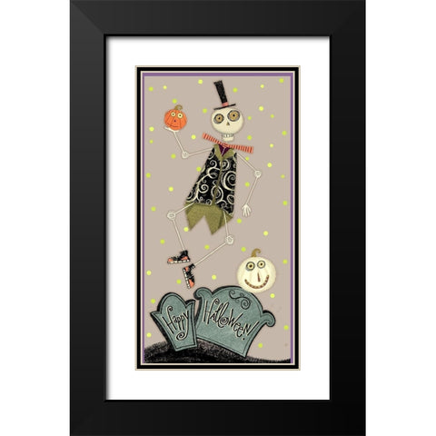 EEK Collection B Black Modern Wood Framed Art Print with Double Matting by Eisner, Viv