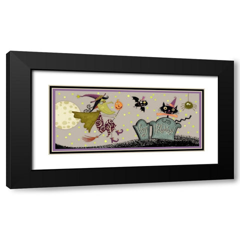 EEK Collection D Black Modern Wood Framed Art Print with Double Matting by Eisner, Viv