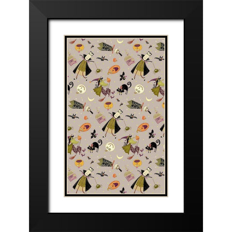 EEK Collection E Black Modern Wood Framed Art Print with Double Matting by Eisner, Viv