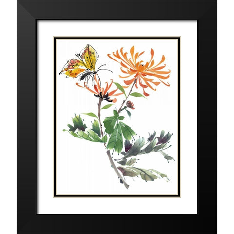 Summer Rapture I Black Modern Wood Framed Art Print with Double Matting by Parker, Nan Rae