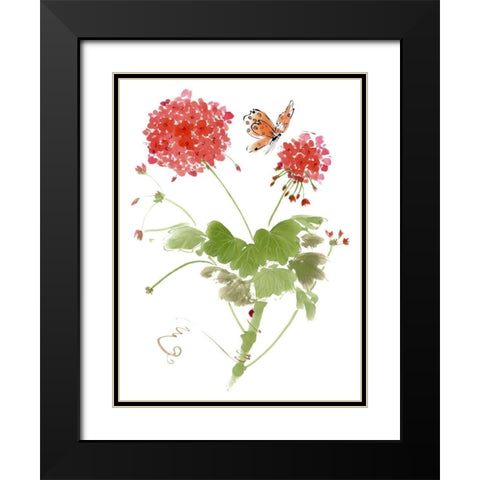 Summer Rapture II Black Modern Wood Framed Art Print with Double Matting by Parker, Nan Rae