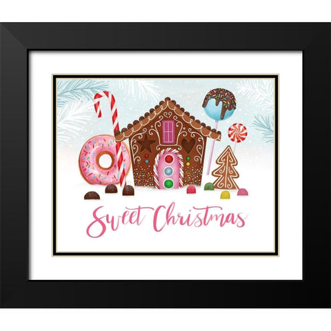 Sweet Holidays Collection A Black Modern Wood Framed Art Print with Double Matting by Borges, Victoria