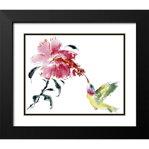 A Perfect Pairing Black Modern Wood Framed Art Print with Double Matting by Parker, Nan Rae