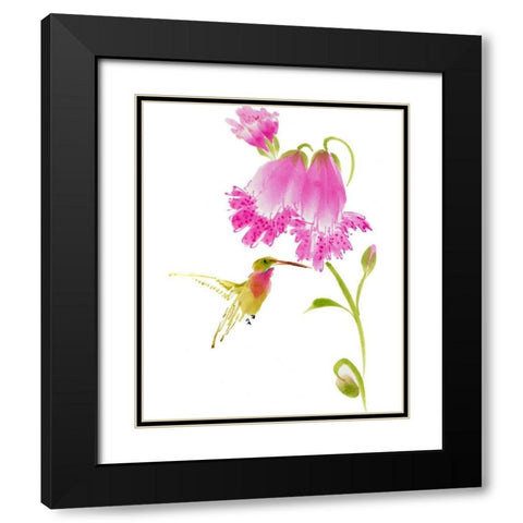 Sheltering Sweetness Black Modern Wood Framed Art Print with Double Matting by Parker, Nan Rae