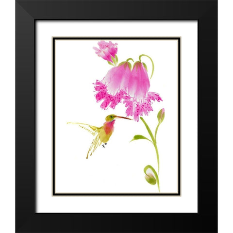 Sheltering Sweetness Black Modern Wood Framed Art Print with Double Matting by Parker, Nan Rae