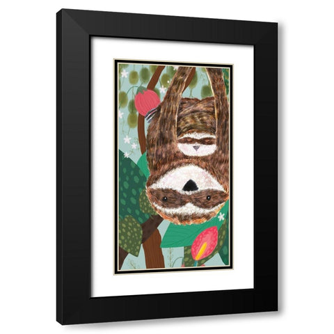 Mothers Love Collection B Black Modern Wood Framed Art Print with Double Matting by Hernandez, Larisa