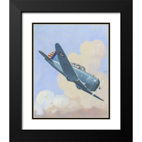 Army Trainer I Black Modern Wood Framed Art Print with Double Matting by Unknown