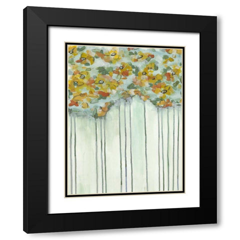 Lisas Garden I Black Modern Wood Framed Art Print with Double Matting by McMullen, Charles