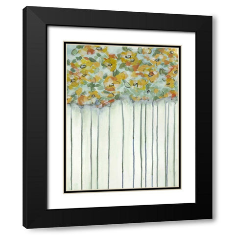 Lisas Garden II Black Modern Wood Framed Art Print with Double Matting by McMullen, Charles