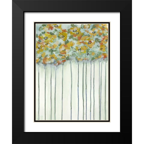 Lisas Garden II Black Modern Wood Framed Art Print with Double Matting by McMullen, Charles