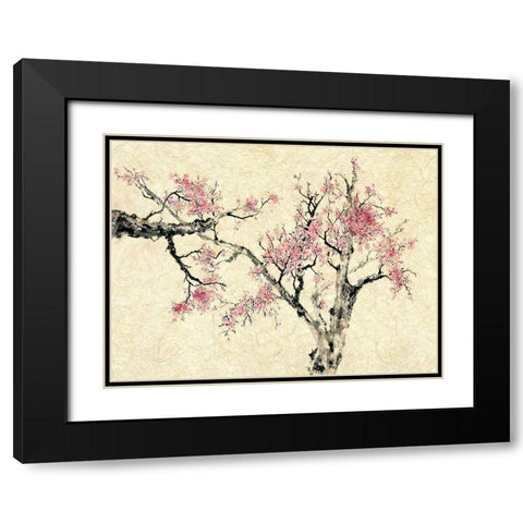 Springtime Black Modern Wood Framed Art Print with Double Matting by Rae, Nan