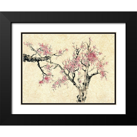Springtime Black Modern Wood Framed Art Print with Double Matting by Rae, Nan