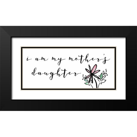 Got It From My Mama Collection D Black Modern Wood Framed Art Print with Double Matting by Sizemore, Natalie