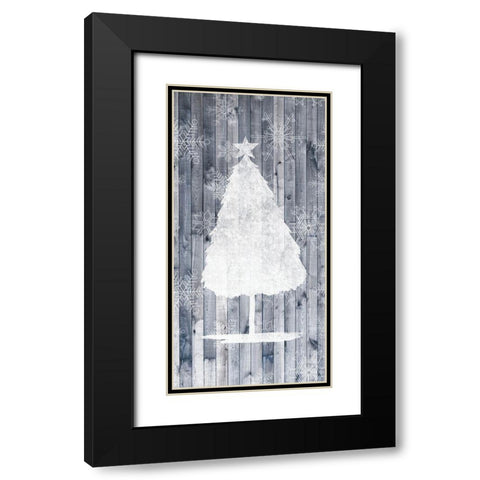 Sophisticated Christmas Collection B Black Modern Wood Framed Art Print with Double Matting by Popp, Grace