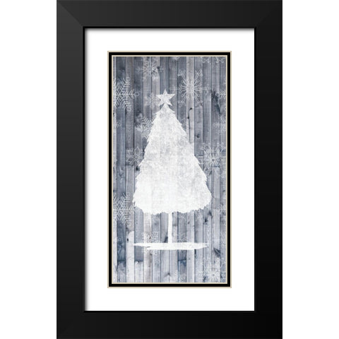 Sophisticated Christmas Collection B Black Modern Wood Framed Art Print with Double Matting by Popp, Grace