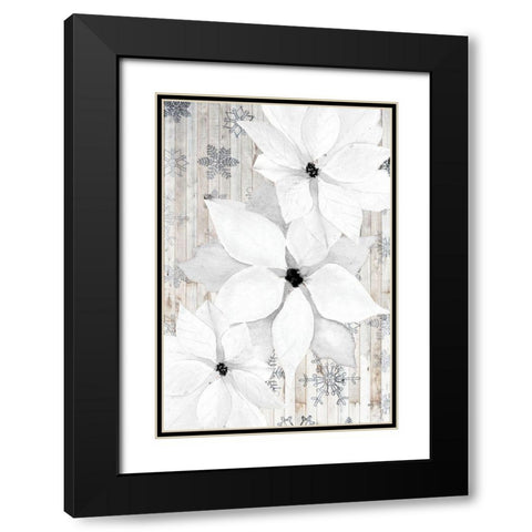 Sophisticated Christmas Collection F Black Modern Wood Framed Art Print with Double Matting by Popp, Grace