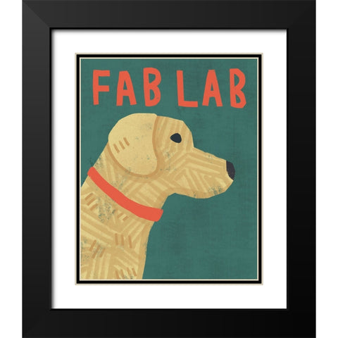Fab Lab Black Modern Wood Framed Art Print with Double Matting by Inner Circle