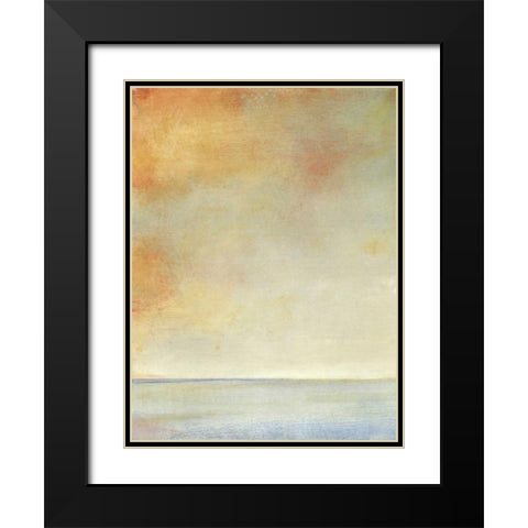 Tranquil I Black Modern Wood Framed Art Print with Double Matting by OToole, Tim