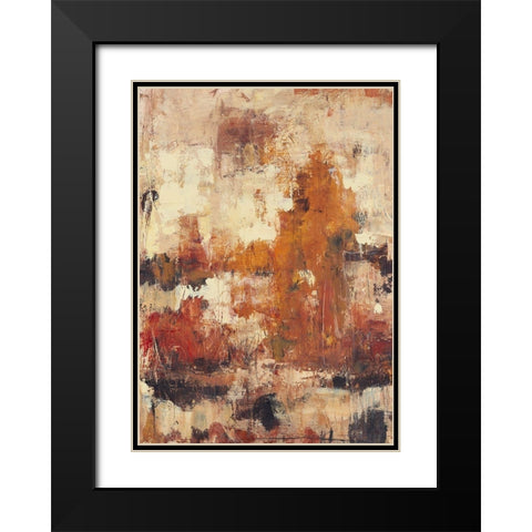 Continuity II Black Modern Wood Framed Art Print with Double Matting by OToole, Tim