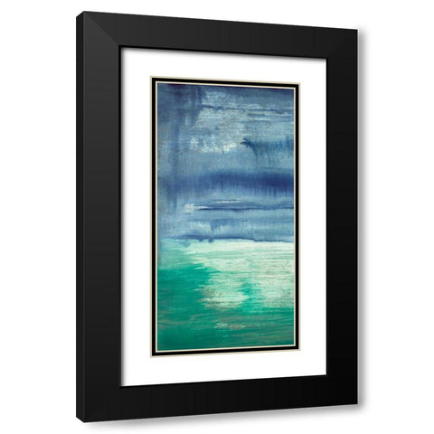 Blue Bayou I Black Modern Wood Framed Art Print with Double Matting by Goldberger, Jennifer