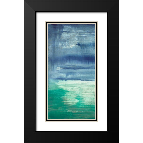 Blue Bayou I Black Modern Wood Framed Art Print with Double Matting by Goldberger, Jennifer