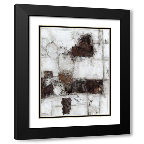Metaphysical II Black Modern Wood Framed Art Print with Double Matting by Crawford, Beverly