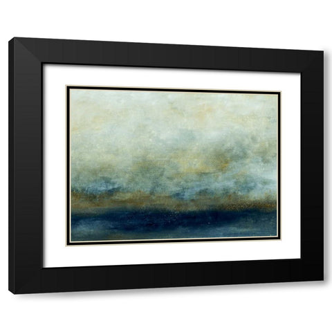 Water III Black Modern Wood Framed Art Print with Double Matting by Gorden, Sharon
