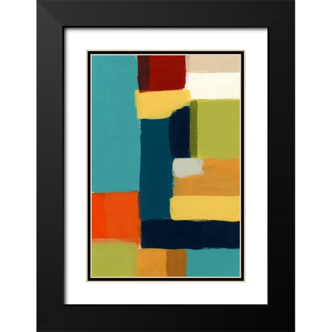 Metro Palette I Black Modern Wood Framed Art Print with Double Matting by Vess, June Erica