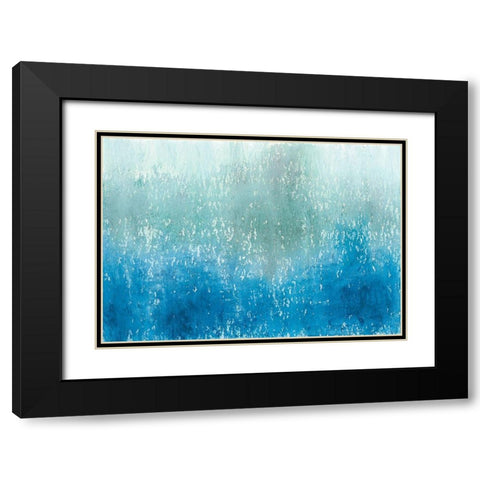 Lakeside II Black Modern Wood Framed Art Print with Double Matting by Johnson, Jason