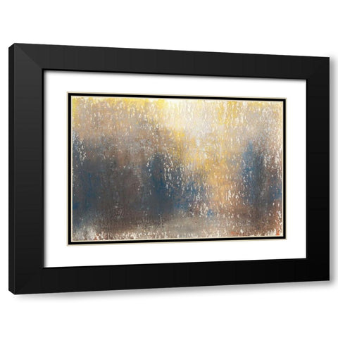 Woods Edge II Black Modern Wood Framed Art Print with Double Matting by Johnson, Jason