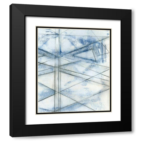 Cloud Spectrum II Black Modern Wood Framed Art Print with Double Matting by Goldberger, Jennifer