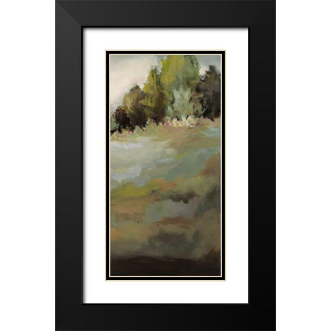 The Trail of Her Heart II Black Modern Wood Framed Art Print with Double Matting by Long, Christina