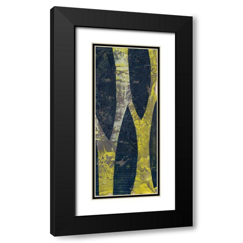 Exclusion II Black Modern Wood Framed Art Print with Double Matting by Goldberger, Jennifer