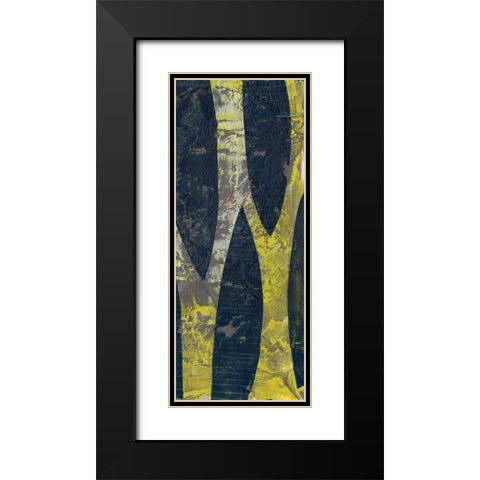 Exclusion II Black Modern Wood Framed Art Print with Double Matting by Goldberger, Jennifer