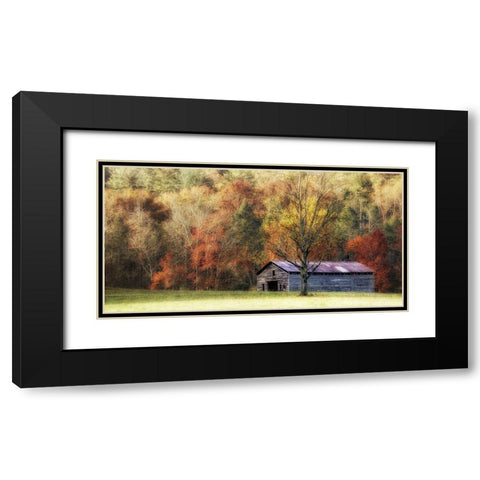 Waiting For the Harvest Black Modern Wood Framed Art Print with Double Matting by Head, Danny