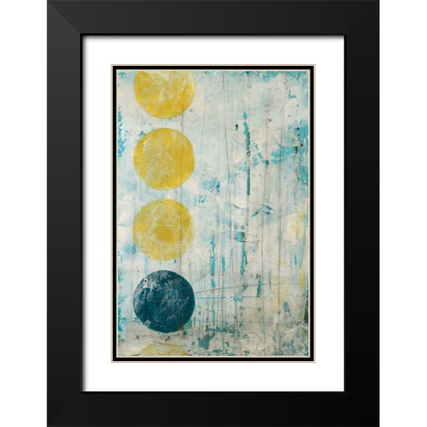 Phase Shift I Black Modern Wood Framed Art Print with Double Matting by Vess, June Erica