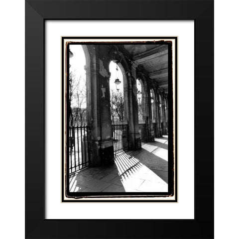 Parisian Archways II Black Modern Wood Framed Art Print with Double Matting by DeNardo, Laura
