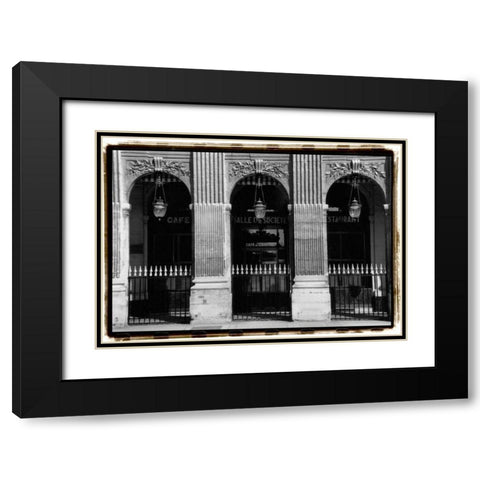 Parisian Archways III Black Modern Wood Framed Art Print with Double Matting by DeNardo, Laura