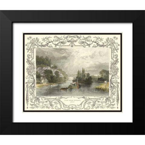 View Near Hurley Black Modern Wood Framed Art Print with Double Matting by Tombleson