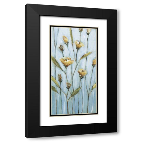 Stepping Out Black Modern Wood Framed Art Print with Double Matting by Long, Christina