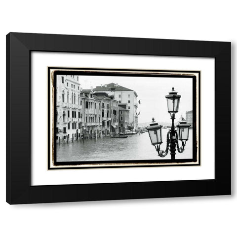 Waterways of Venice XI Black Modern Wood Framed Art Print with Double Matting by DeNardo, Laura