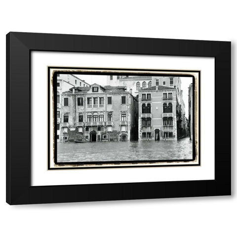Waterways of Venice XVI Black Modern Wood Framed Art Print with Double Matting by DeNardo, Laura