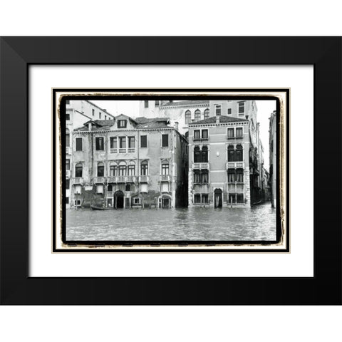 Waterways of Venice XVI Black Modern Wood Framed Art Print with Double Matting by DeNardo, Laura