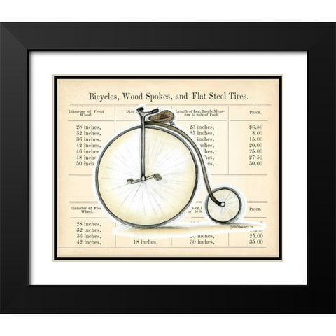 Lets Go For a Spin I Black Modern Wood Framed Art Print with Double Matting by Goldberger, Jennifer