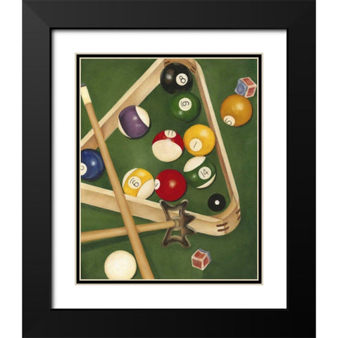 Rackem Up II Black Modern Wood Framed Art Print with Double Matting by Goldberger, Jennifer