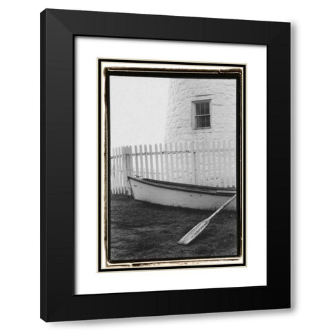 Ready For The Tide Black Modern Wood Framed Art Print with Double Matting by DeNardo, Laura